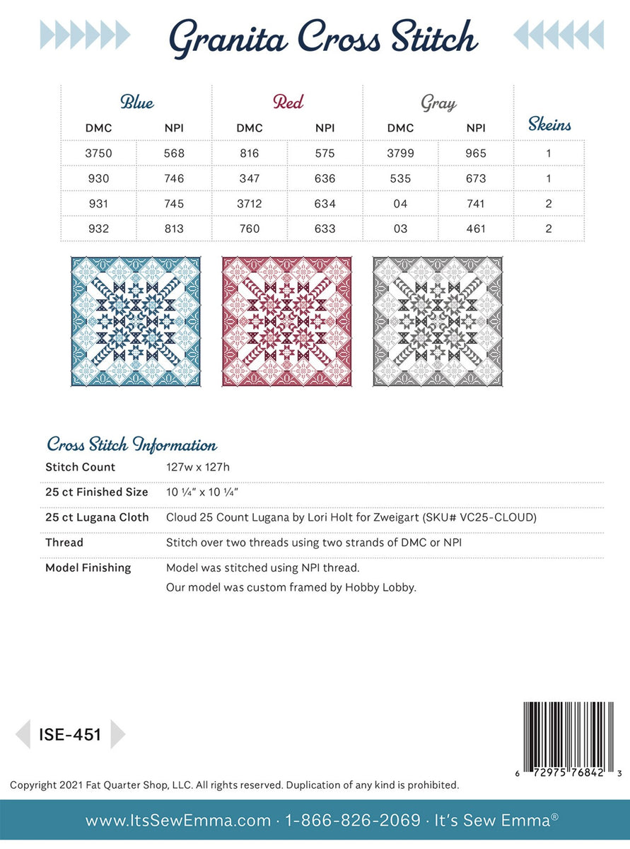 Granita Quilt Pattern | It's Sew Emma #ISE-243