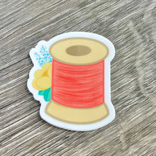 Load image into Gallery viewer, Floral Thread Vinyl Sticker
