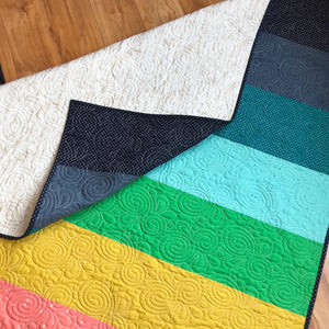 Rainbow Stripe Quilt