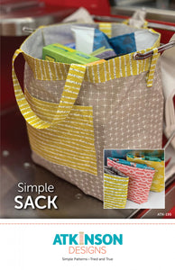 Simple Sack from Atkinson Designs - PAPER Pattern
