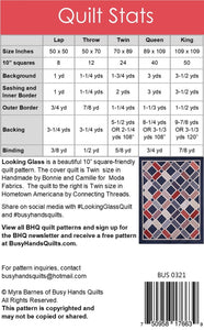 Looking Glass by Busy Hands Quilts - PAPER Pattern