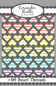 Heart Threads by Coriander Quilts - PAPER Pattern