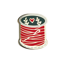 Load image into Gallery viewer, Spool of Thread Enamel Pin
