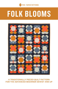 Folk Blooms by Pen and Paper Patterns - PAPER Pattern