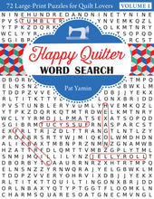 Load image into Gallery viewer, Happy Quilter Word Search
