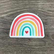 Load image into Gallery viewer, Happy Rainbow Vinyl Sticker
