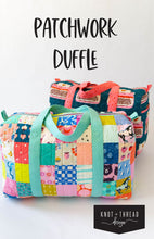Load image into Gallery viewer, Patchwork Duffle by Knot &amp; Thread Design - PAPER Pattern
