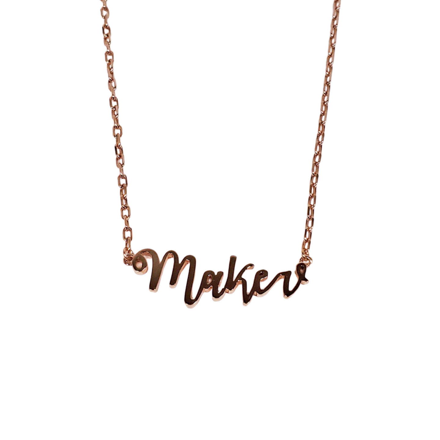 Maker Necklace - Rose Gold