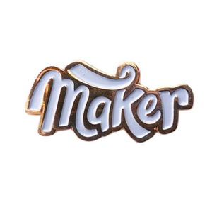 Maker Enamel Pin by Maker Valley