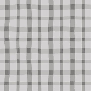 To the Moon and Back - Sweet Plaid in Gray