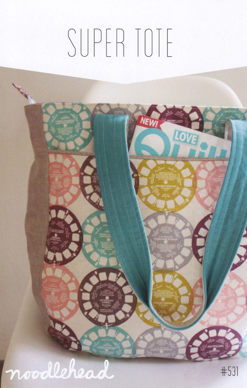 Super Tote by Anna Graham of Noodlehead - PAPER Pattern