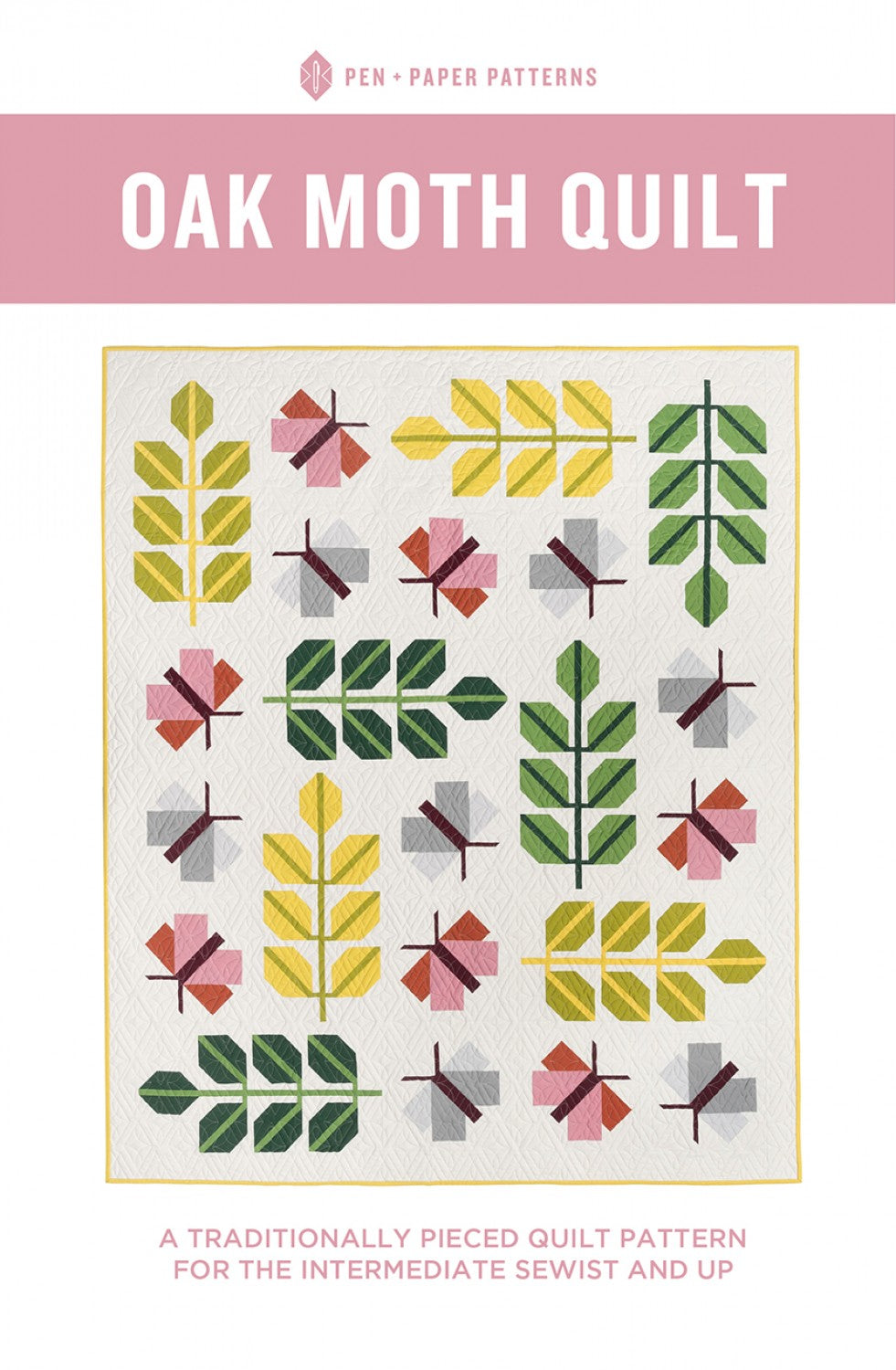 Oak Moth Quilt by Pen and Paper Patterns - PAPER Pattern