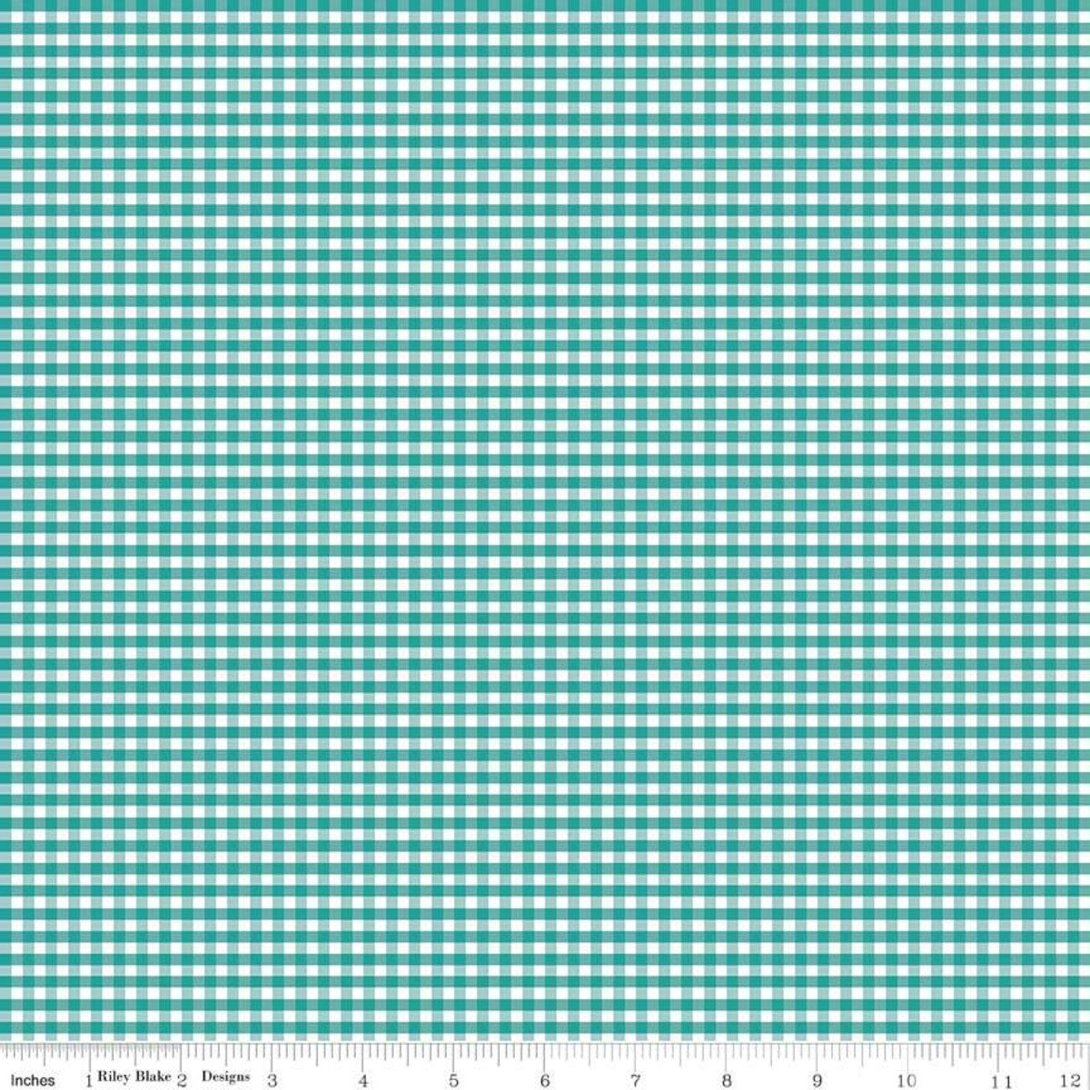 Small Gingham - Teal