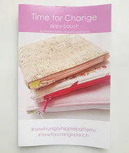 Load image into Gallery viewer, Time for Change Pouch from Sew Hungry Hippie - PAPER Pattern
