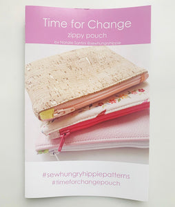 Time for Change Pouch from Sew Hungry Hippie - PAPER Pattern
