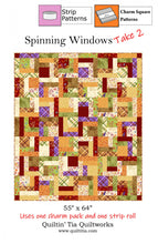 Load image into Gallery viewer, Spinning Windows Take 2 by Quilting Tia Quiltworks - PAPER Pattern
